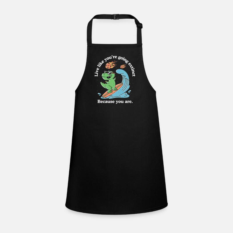 Live Like You're Going Extinct Children's Apron