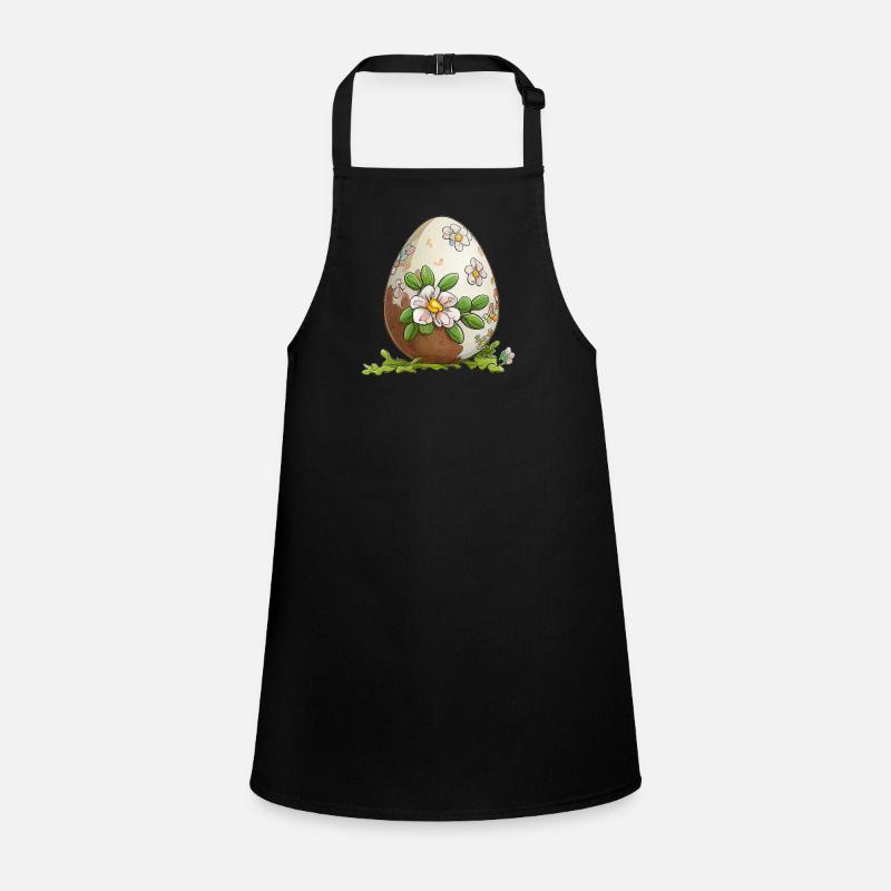 Cute design baby egg for Easter and spring Children's Apron