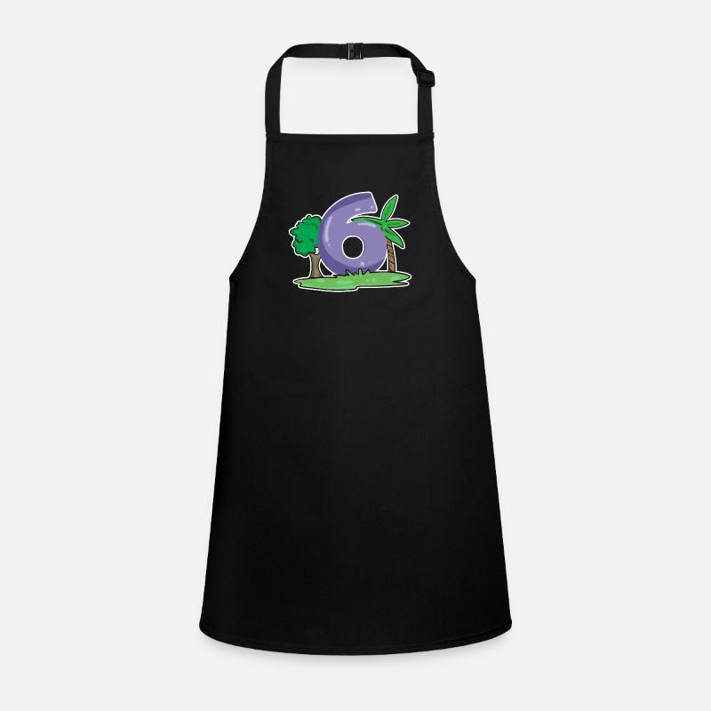 Number 6 Pattern Children's Apron