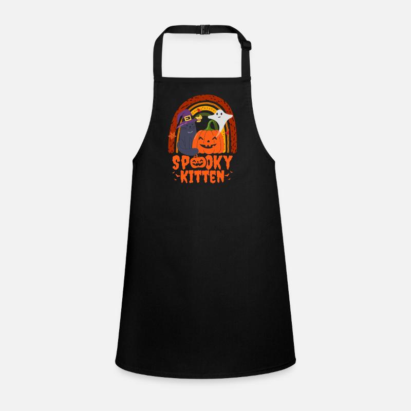 Halloween cat for Halloween lovers Children's Apron