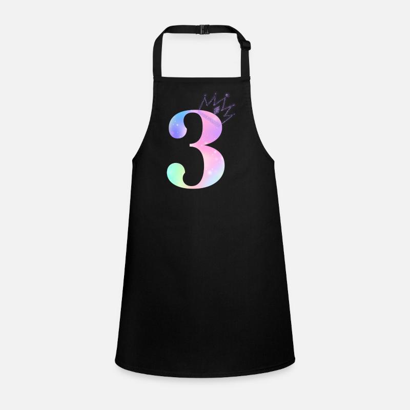3rd Anniversary Rainbow Children's Apron