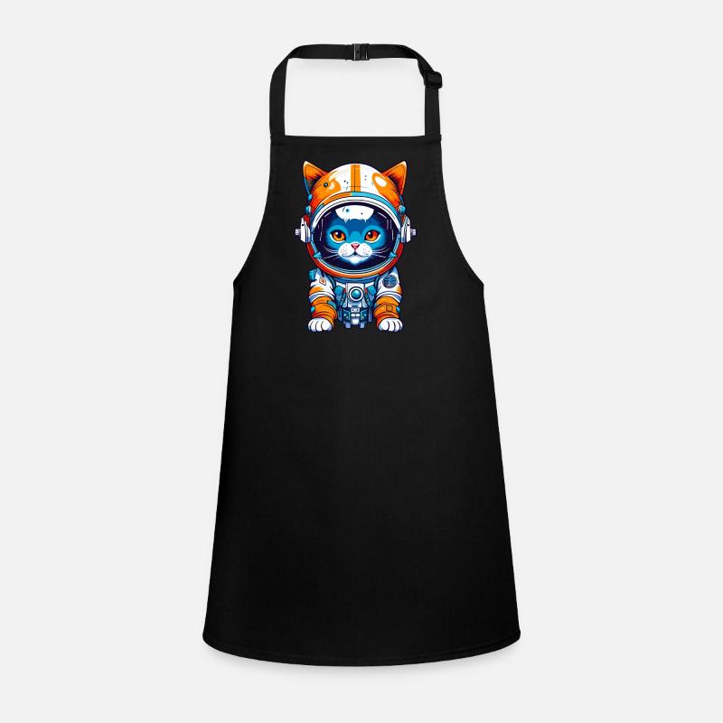 Space Cat 01 Schürze für Kinder