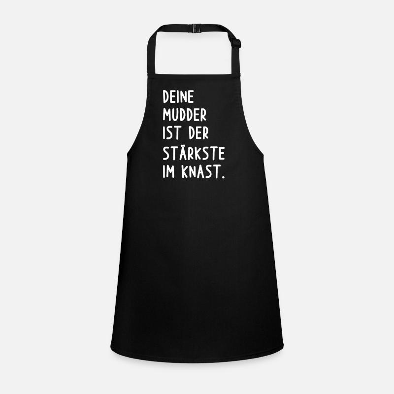 Deine Mutter Witz Schürze für Kinder