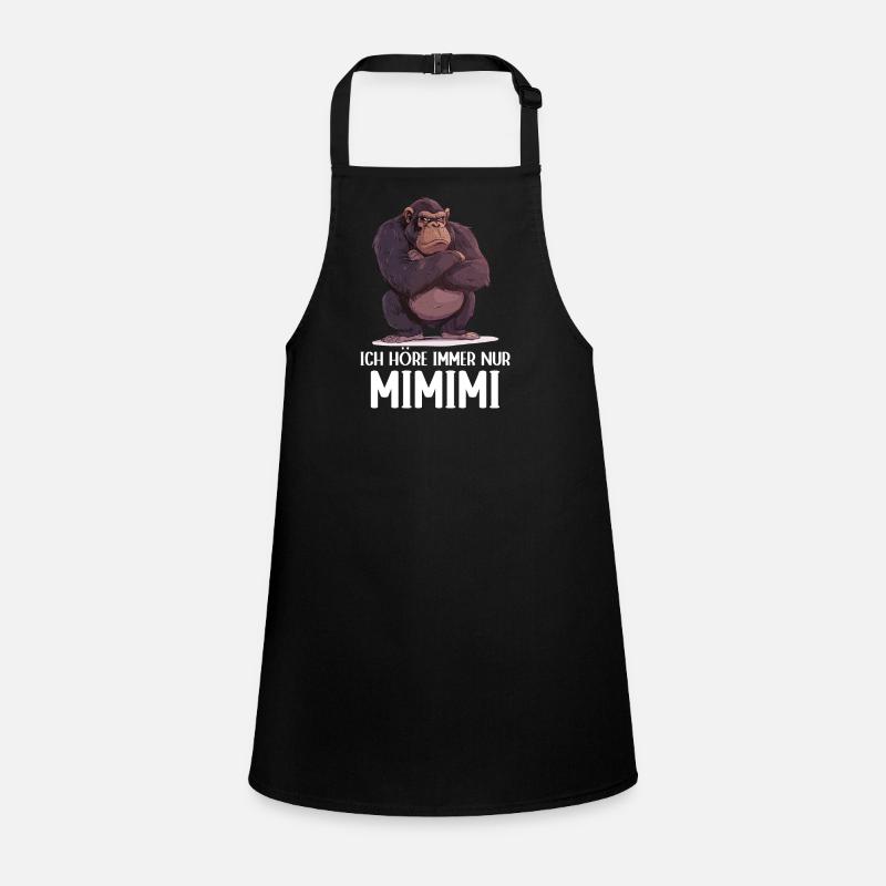 Gorilla Monkey Monkey Gorillas I Hear Mimimi Children's Apron