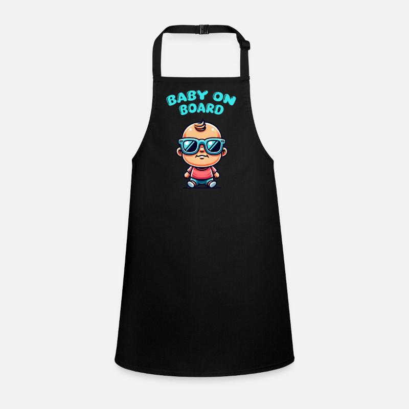 Baby Comic Sunglasses Children's Apron