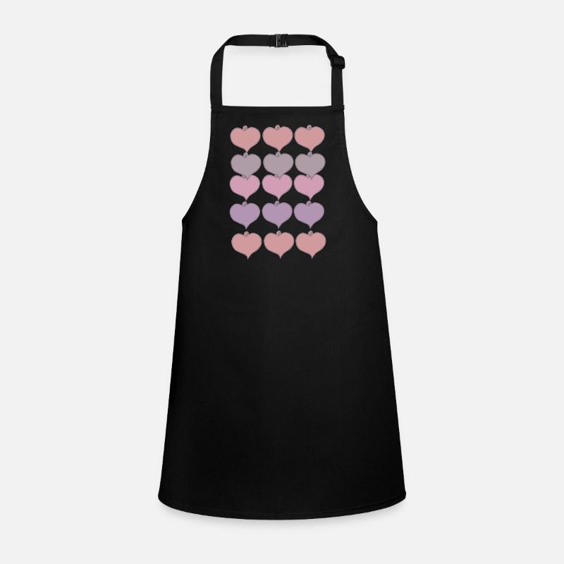 Heart Pendant Pattern Children's Apron