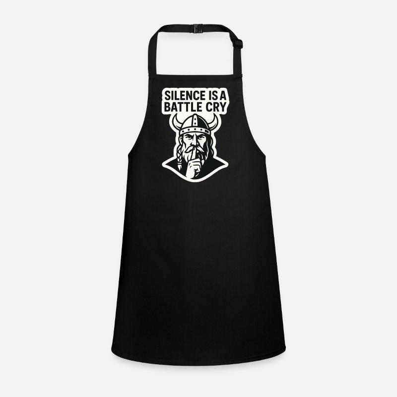 Viking Silence Battle Cry Design Tablier Enfant