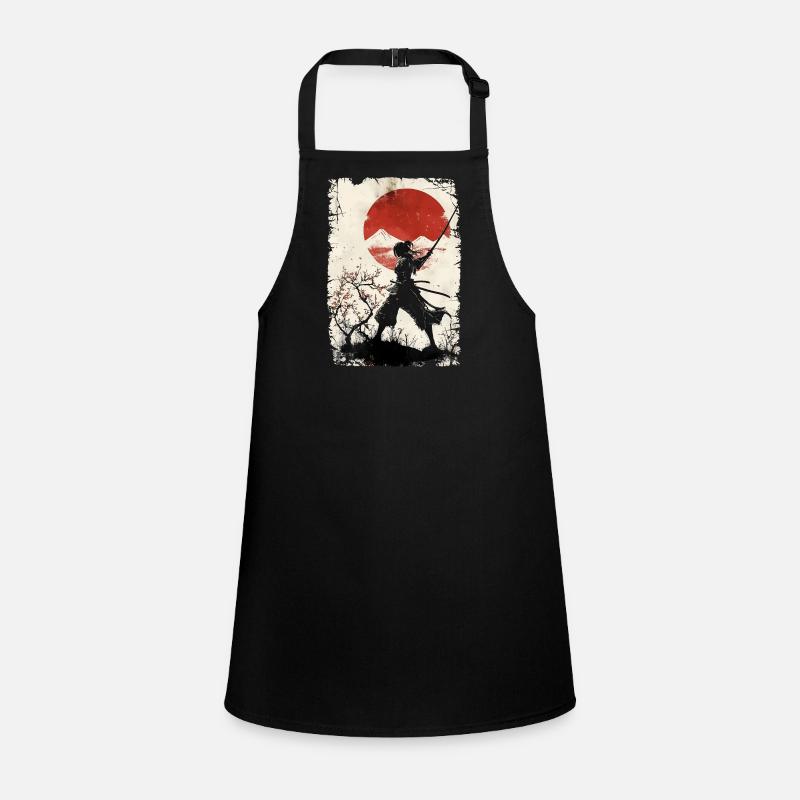 Japan vintage samurai Children's Apron