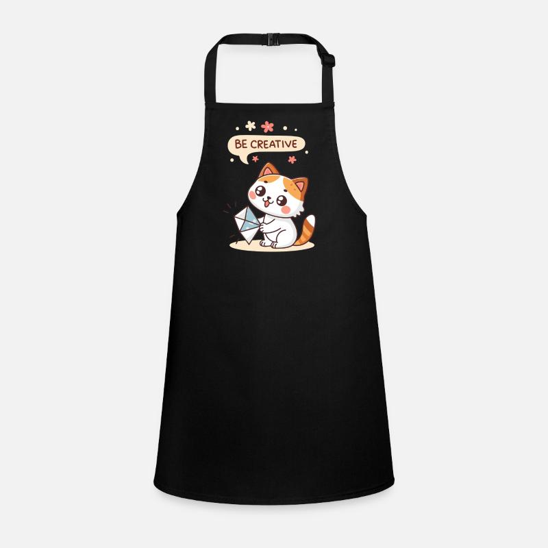 Chat Kawaii Créatif Tablier Enfant