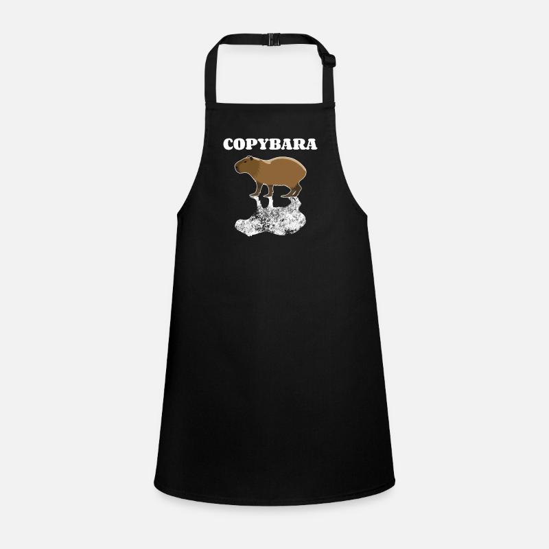 Copybara - Style de copie de mots Capybara Tablier Enfant