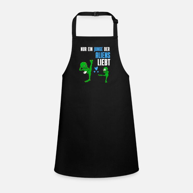 Raumschiff Science Fiction Jungen Geschenk Alien Schürze für Kinder