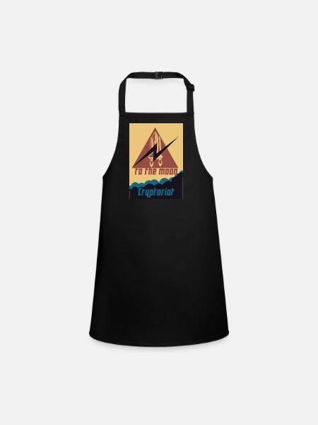 Cryptoriot - Children's Apron - black