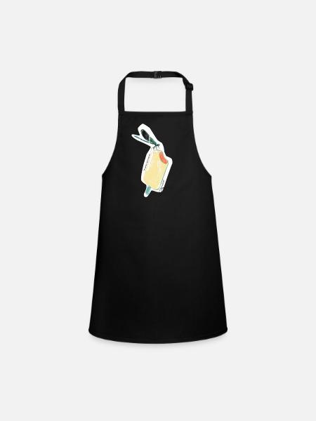 dragonfly - Children's Apron - black