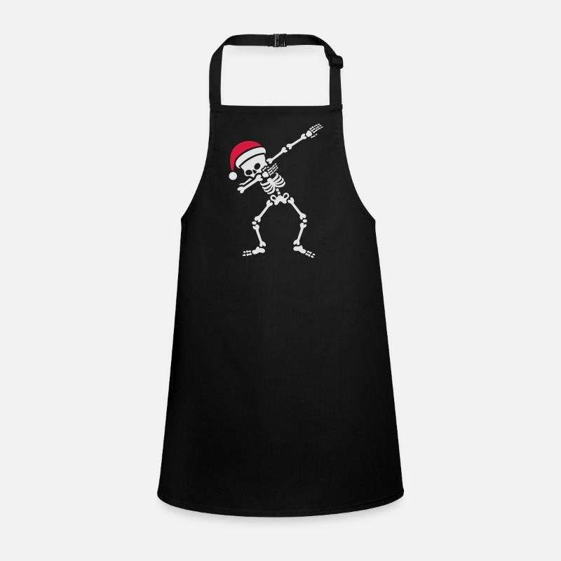 Santa dab / dabbing skeleton Tablier Enfant