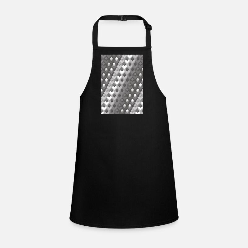 Grayscale gradient Left turn Children's Apron