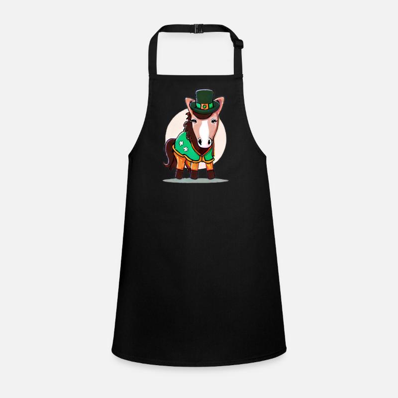 st patrick's day horse Children's Apron