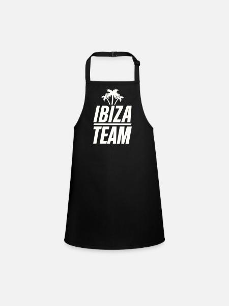 Ibiza Team - Children's Apron - black - Front