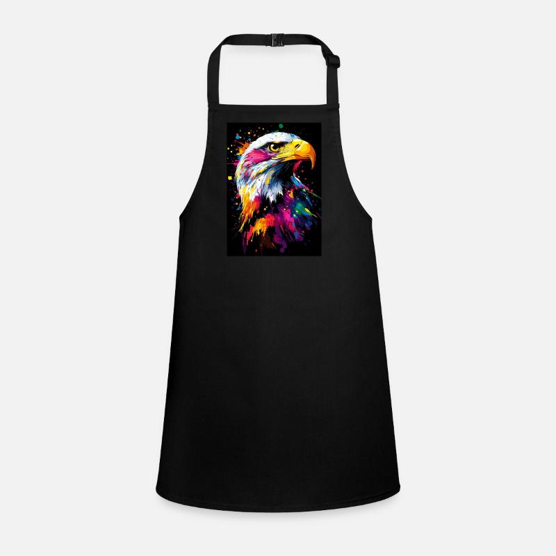 Eagle Bird Pop Art Colorful Children's Apron