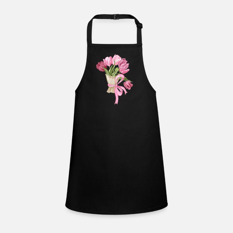 Composition florale vintage aux couleurs pastel Tablier Enfant