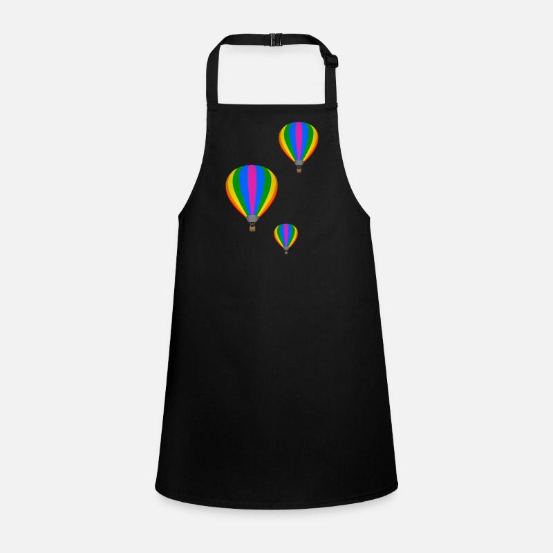 Flying Hot Air Balloons Children's Apron
