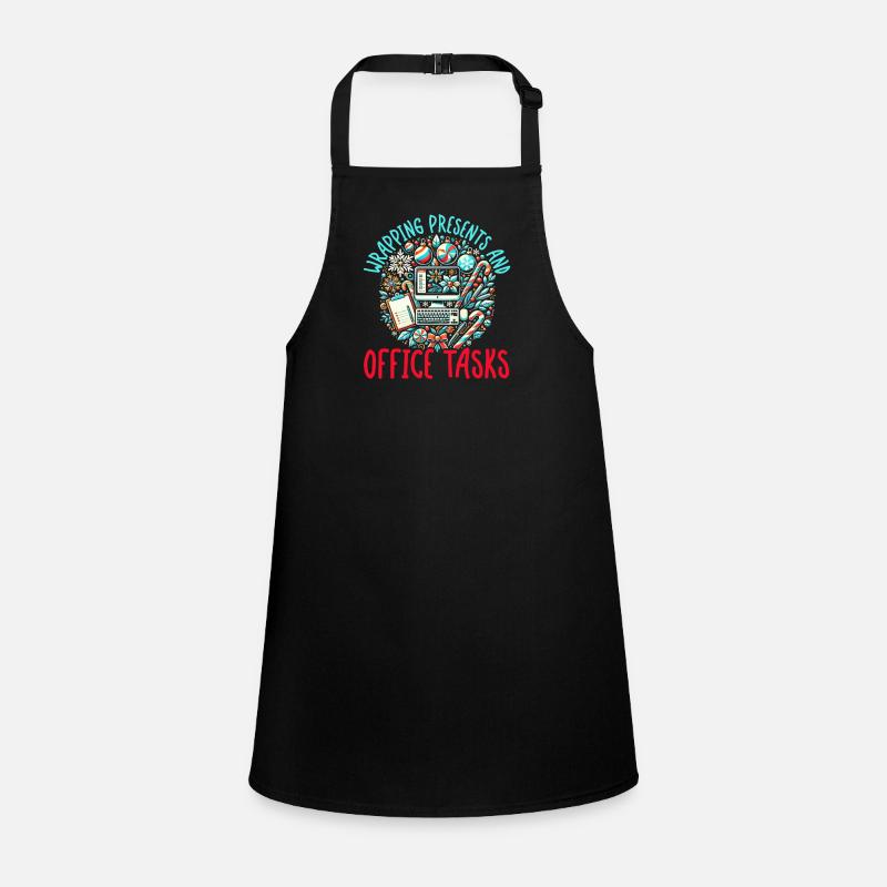 Funny Christmas Admin Assistant Santa Claus Children's Apron