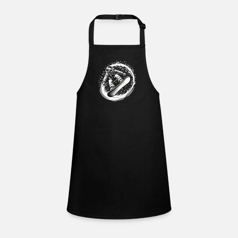 Snowboarder Snow Ski Holiday Board Loop Cool Slope Children's Apron
