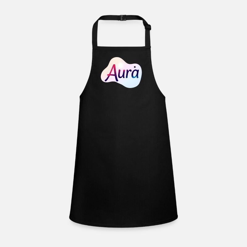 Aura – Design Typographique Coloré Moderne Tablier Enfant