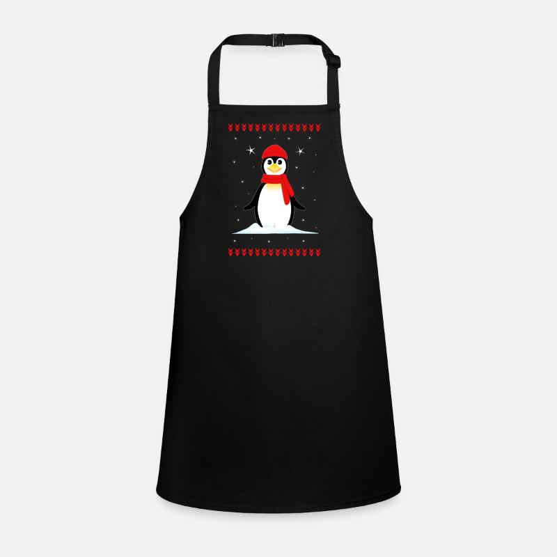 Pingouin Noël Hiver Tablier Enfant