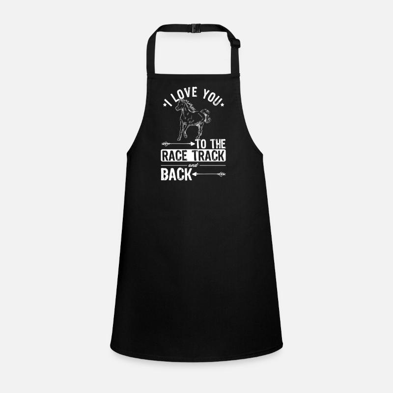 Horse Racing Design Children's Apron