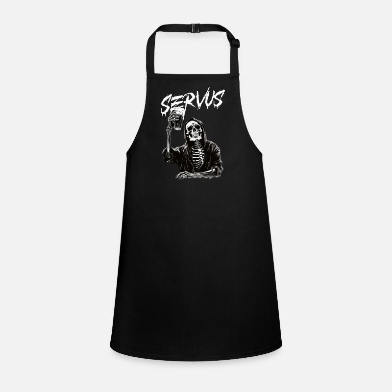 Sensenmann mit Bier Schürze für Kinder