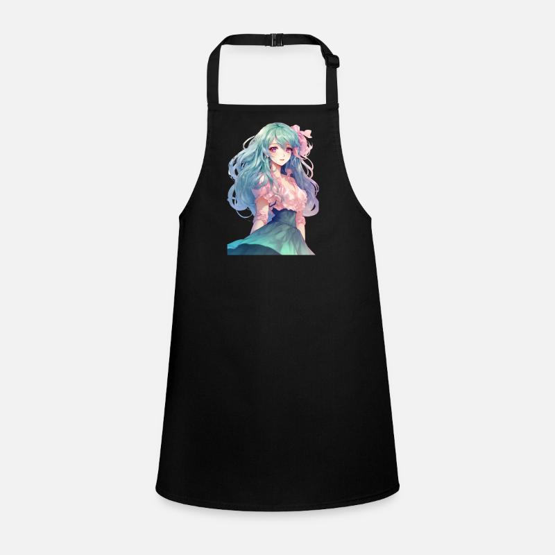 Fille d’anime aux cheveux roses Tablier Enfant