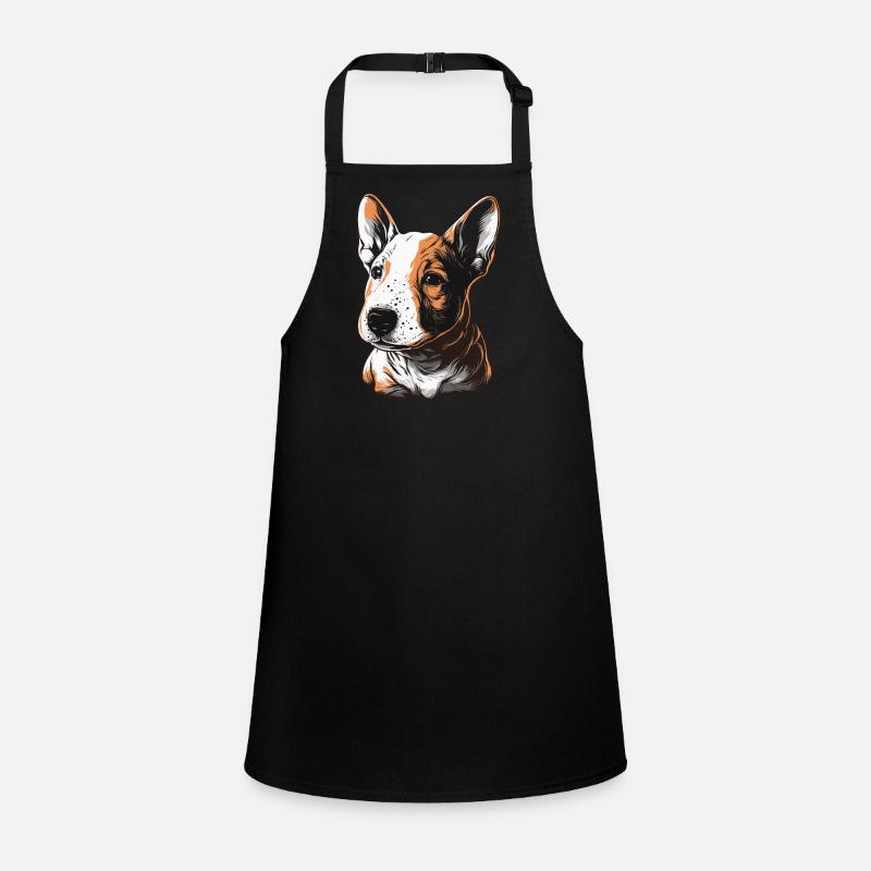 Bullterrier Welpe Schürze für Kinder