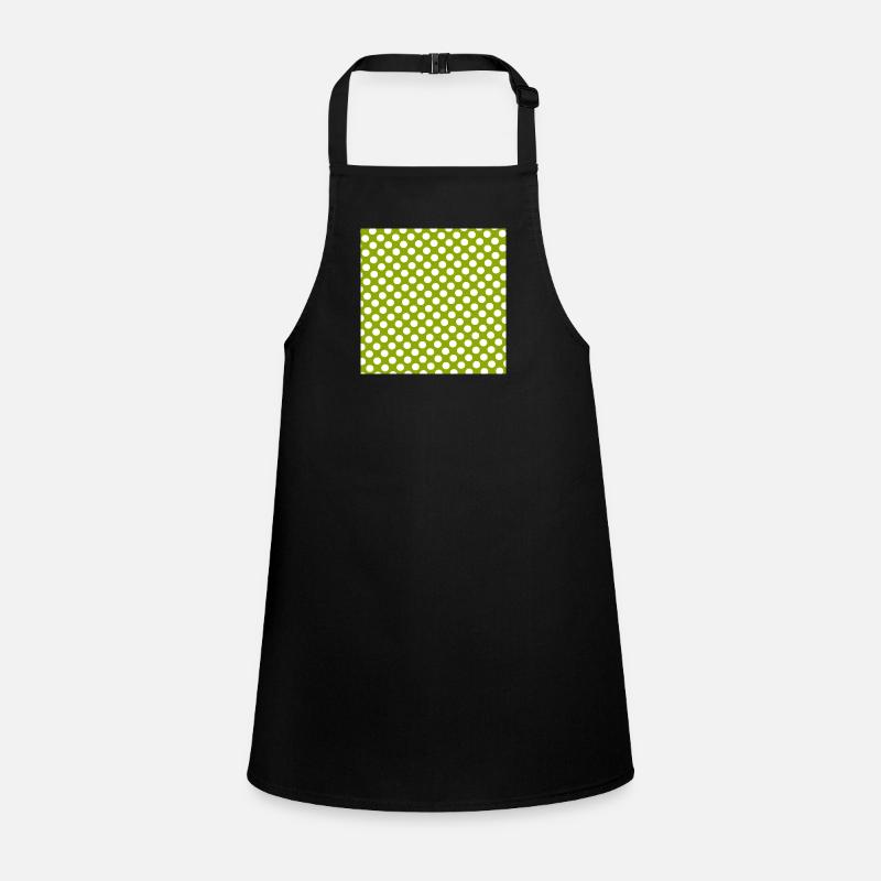 Polka dot green background dot pattern green Children's Apron