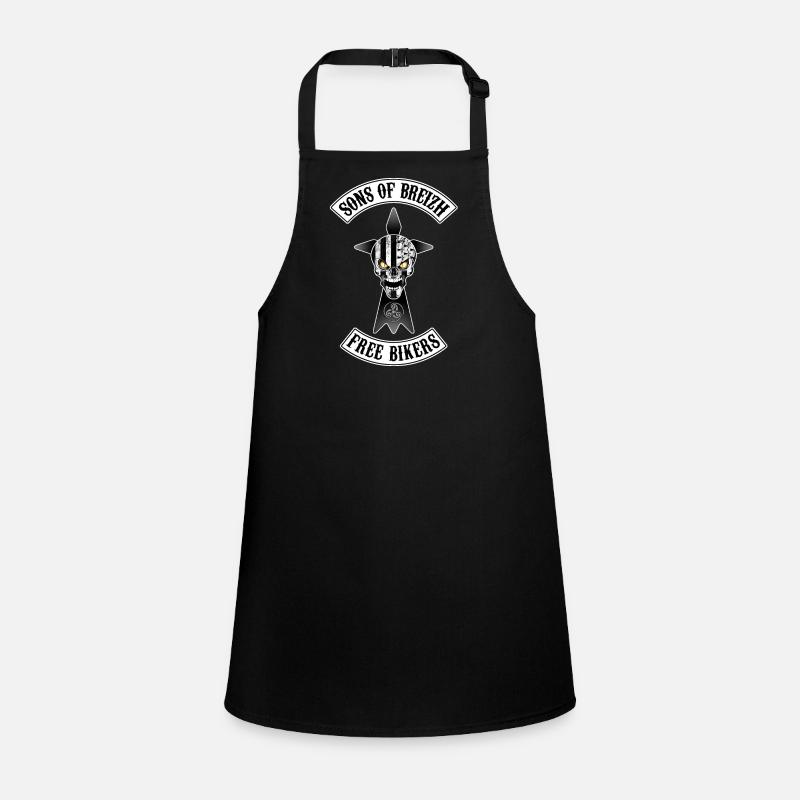 Breizh Bikers skull Tablier Enfant