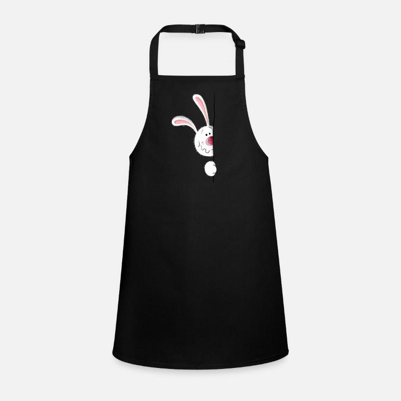 Blanc Lapin Tablier Enfant