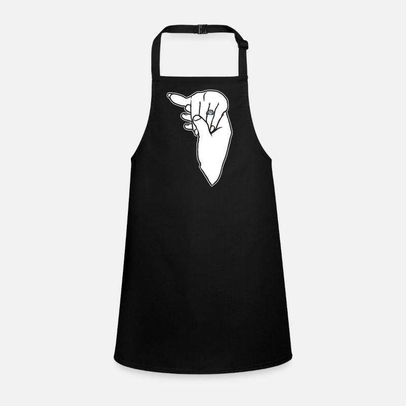 Engagement Wedding Ring Hand Children's Apron