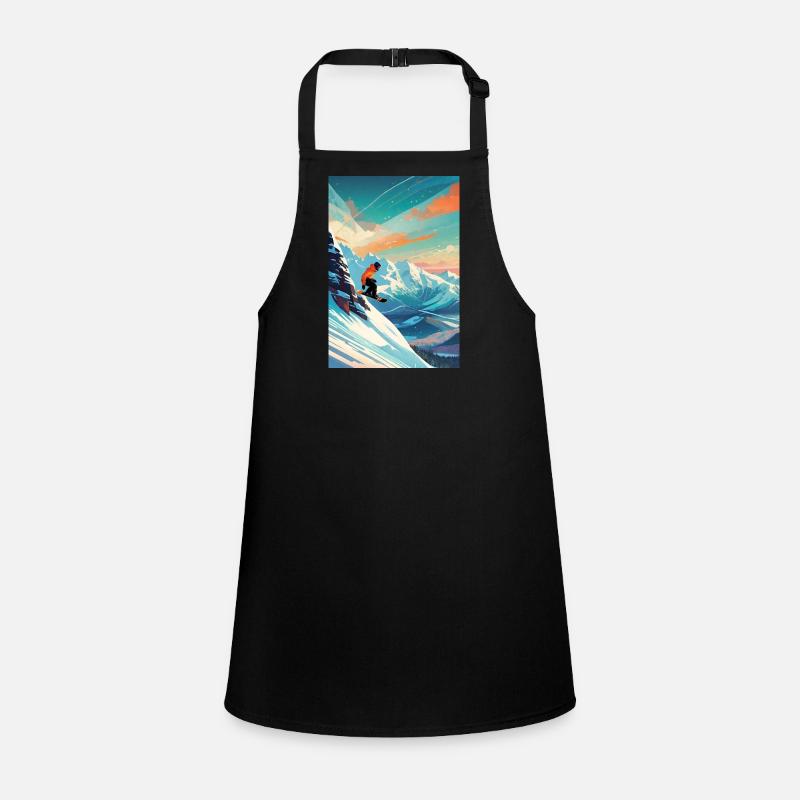 Snowboarder III Schürze für Kinder