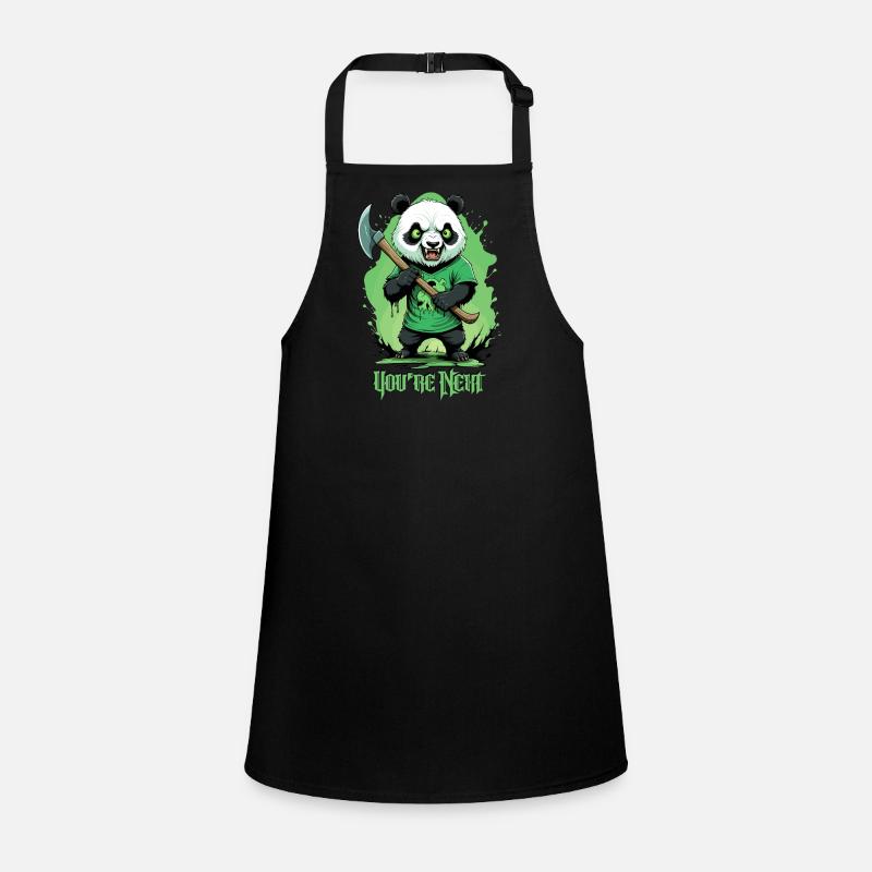 Zombie Panda Children's Apron