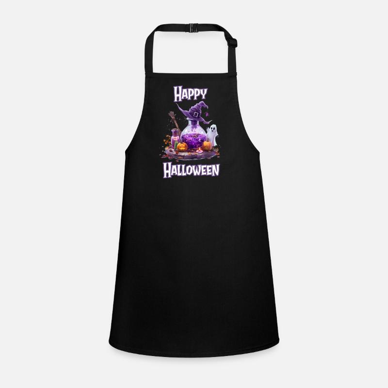 Halloween – Happy Halloween Witch’s Kitchen with Ghost Tablier Enfant