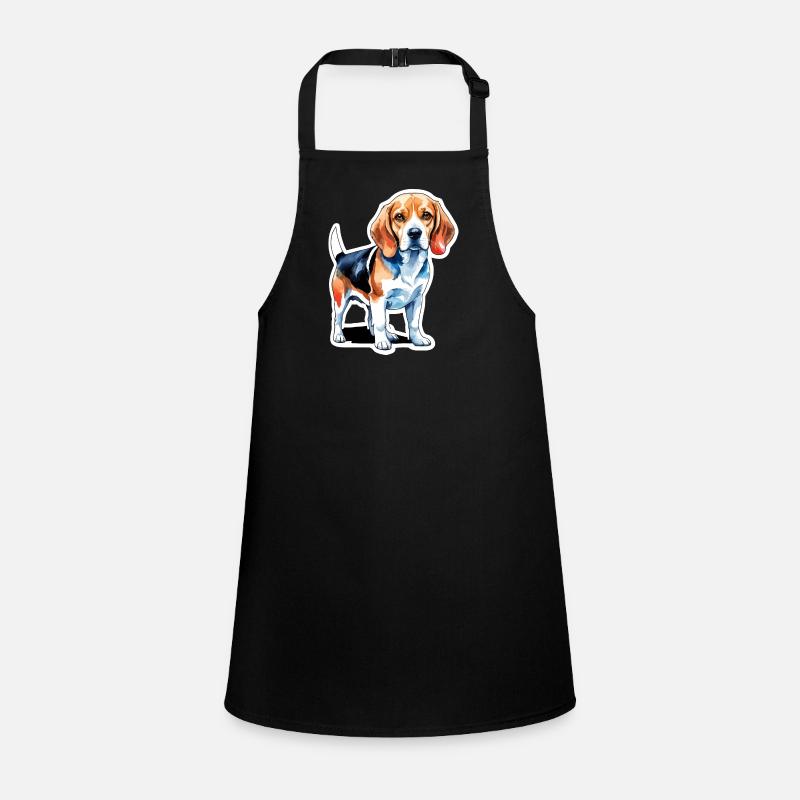 Beagle Aquarelles Tablier Enfant