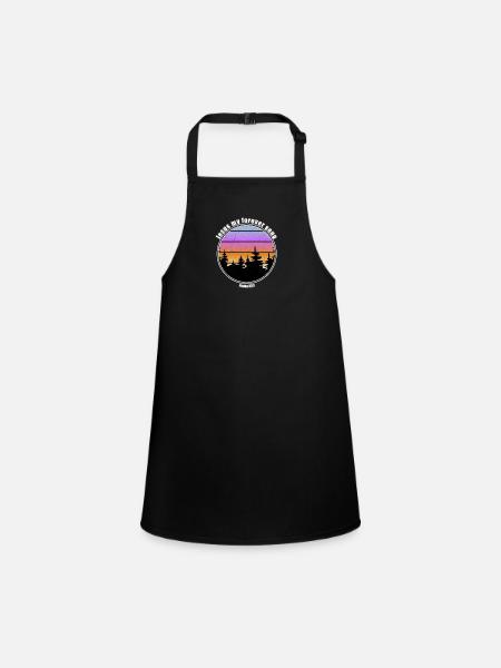 Jesus my forever song - Children's Apron - black - Front
