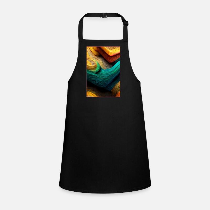 Abstract 3D Surface Background Schürze für Kinder