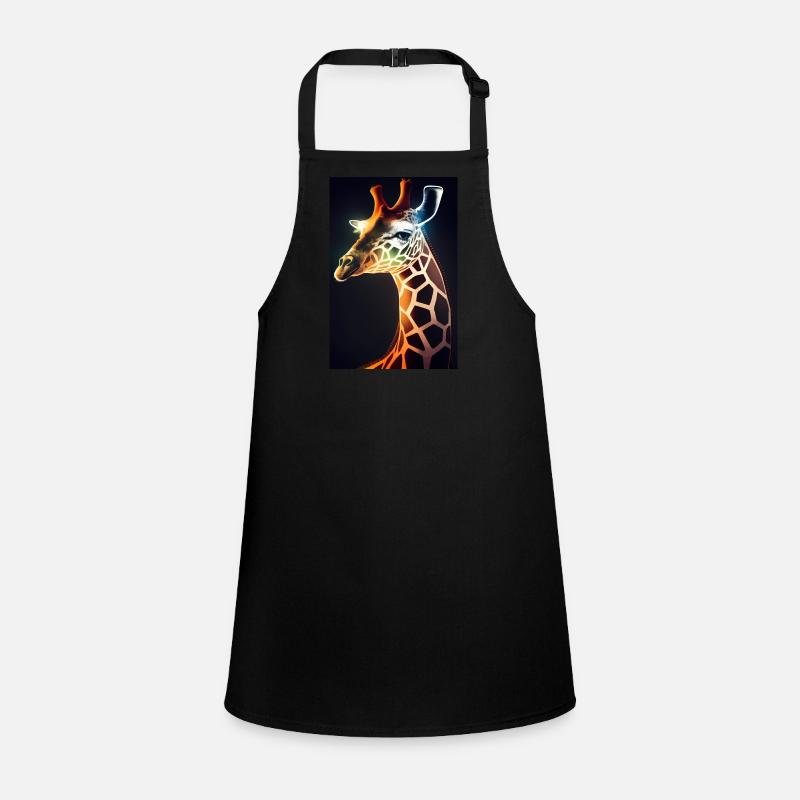 Exotic giraffe Children's Apron