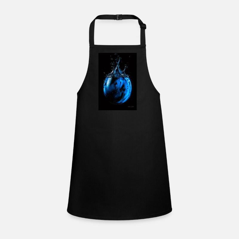 Drops blue 5 Children's Apron
