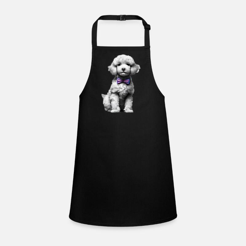 chiot caniche chien propriétaire caniche chiot chien amour Tablier Enfant