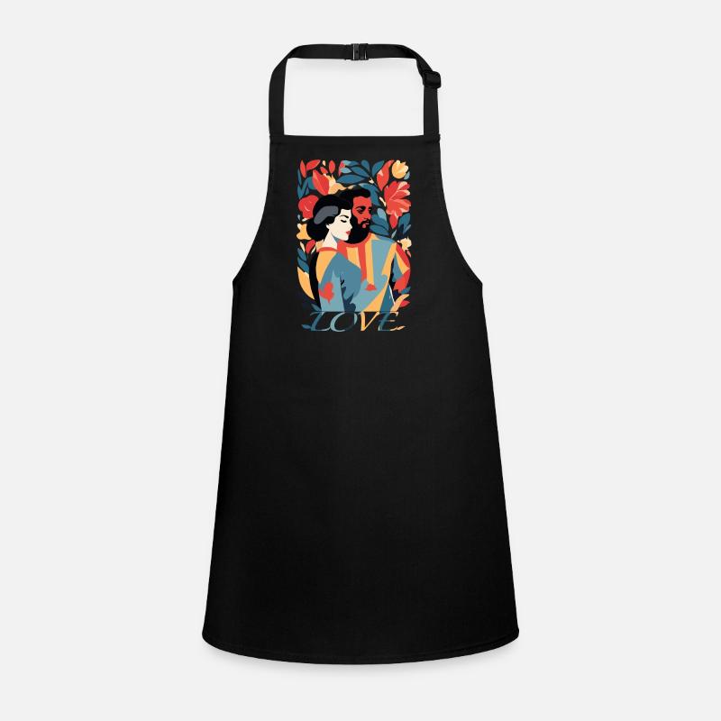 Abstract Art Man and Woman Children's Apron