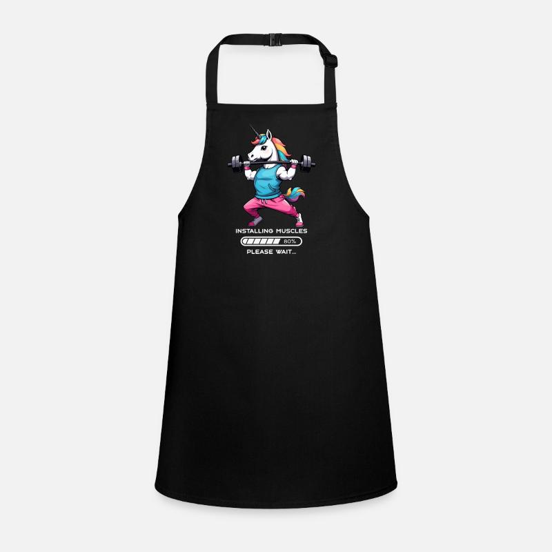 Licorne bodybuilder Tablier Enfant