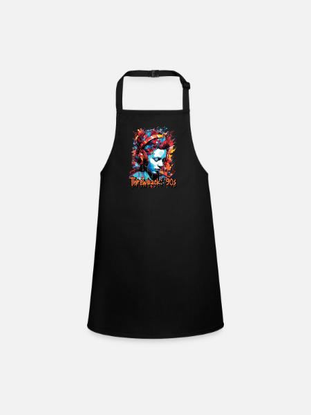 Revival and return to the 90s - Children's Apron - black - Front