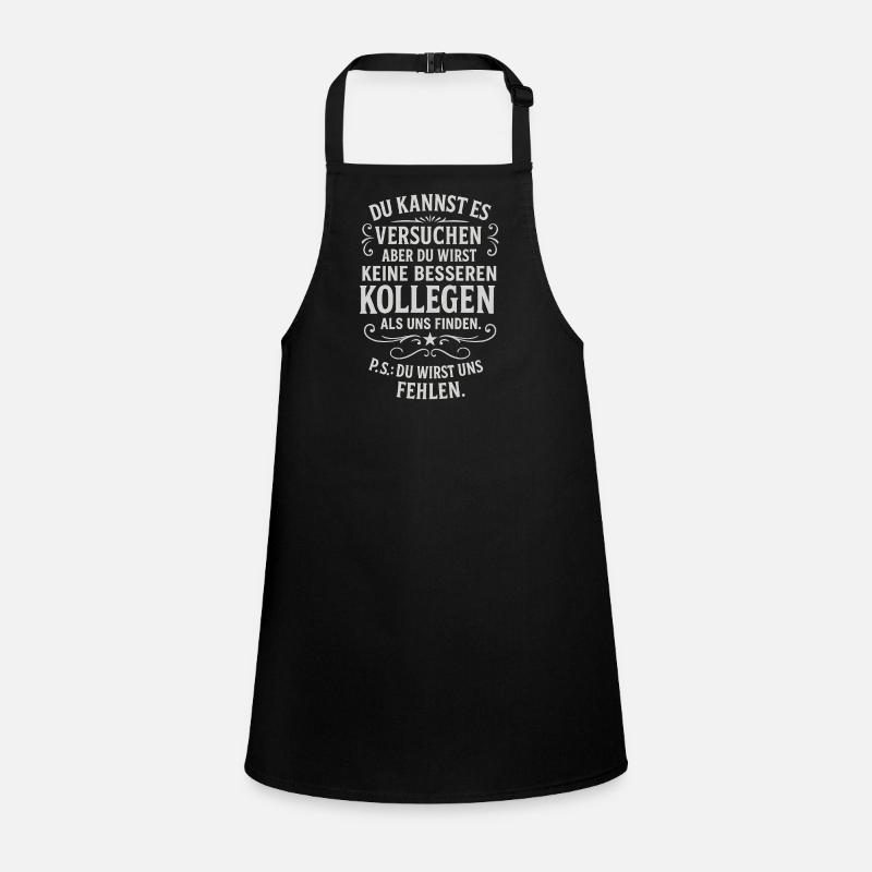 Kollege Abschied Kollegen Mitarbeiter Chef Arbeit Children's Apron
