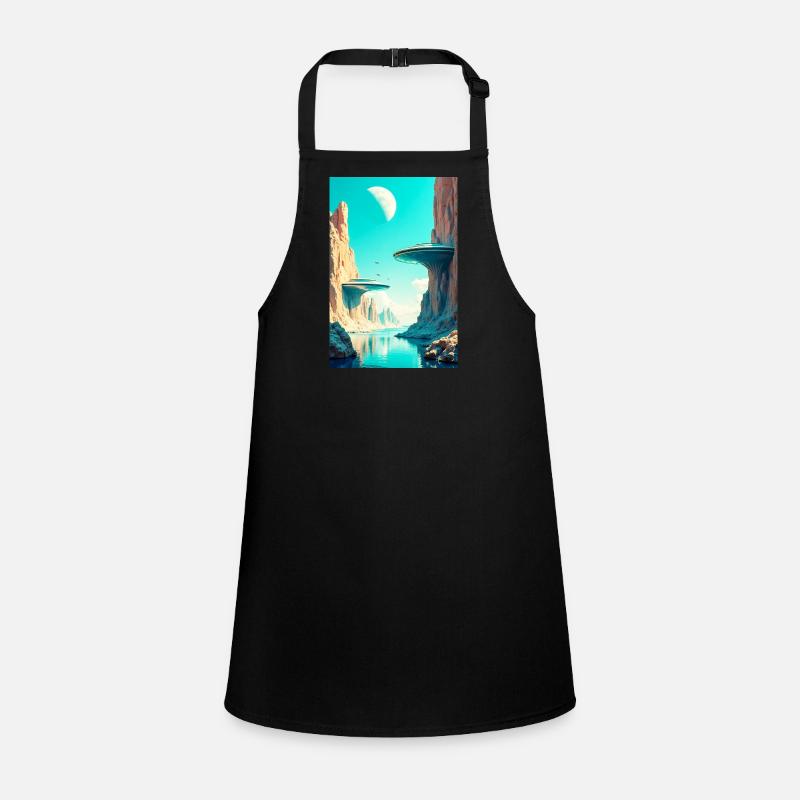 Humanity Finally Finds Its New Home in Space Children's Apron